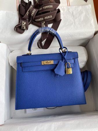 HERMÈS Kelly Gold-tone Hardware 25 28