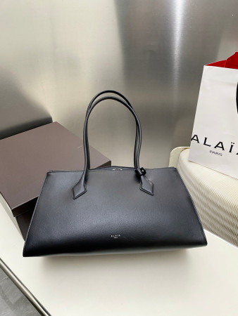 ALAÏA LE TECKE Large Double-Zip Bag 42x21.5x18.5cm