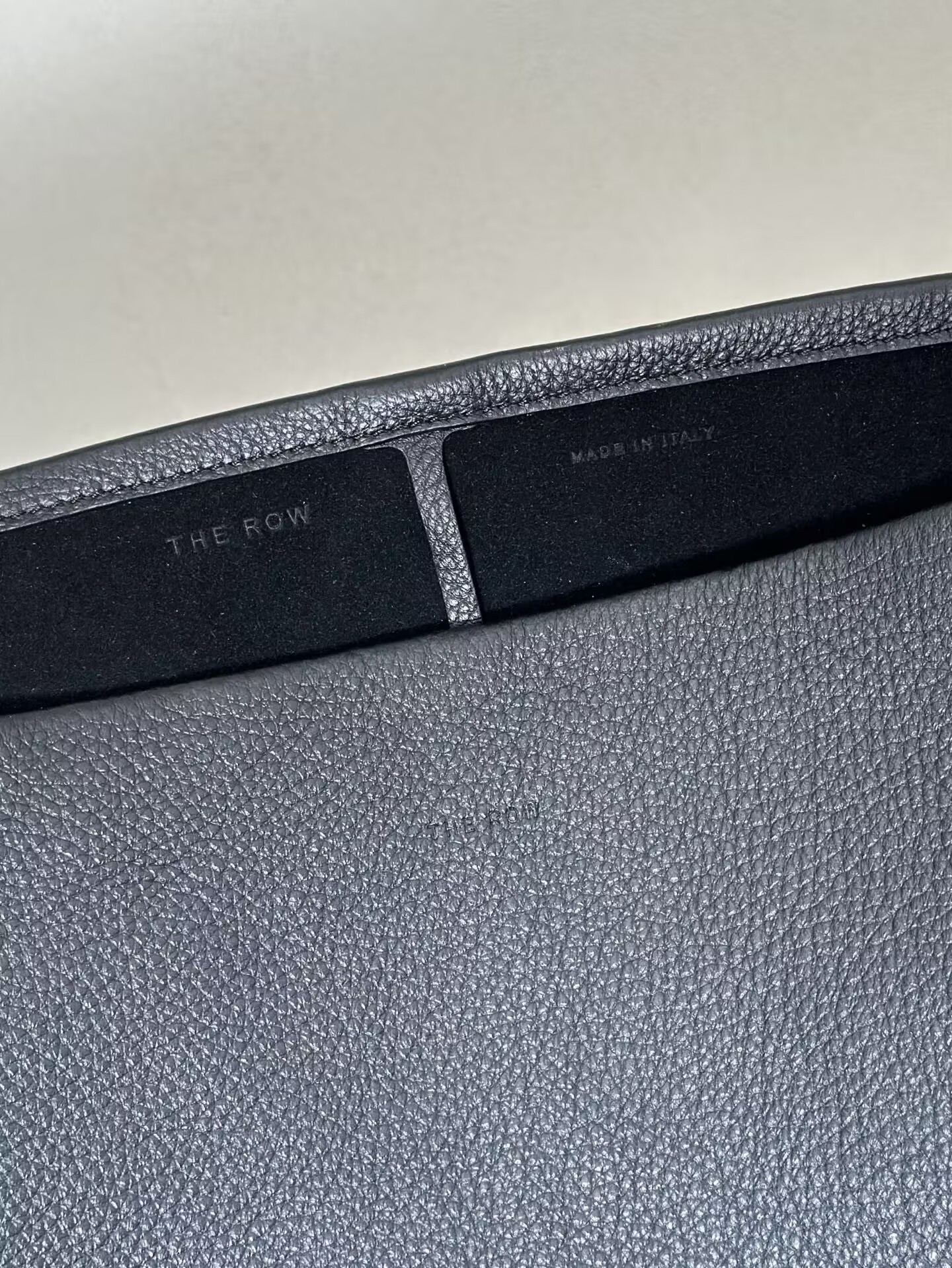 T*e R0w large n/s park tote bag in leather 38x43x20cm