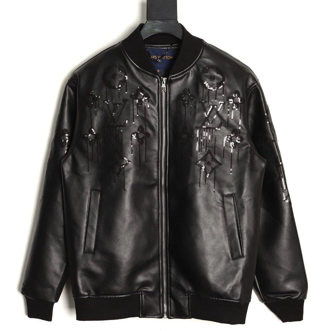 l0*is V*t0n lv 25ss leather jacket