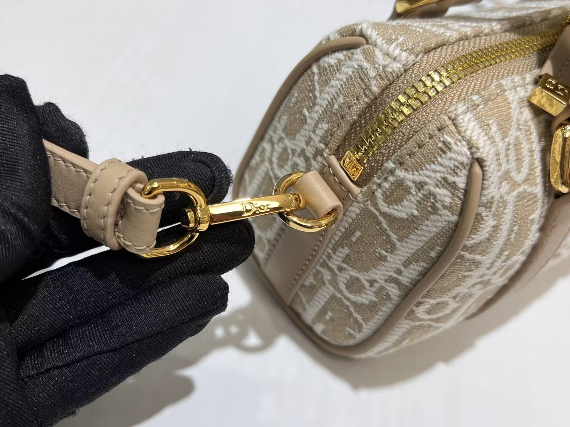 D*or groove 17 bag D*or oblique jacquard 17x10x8cm