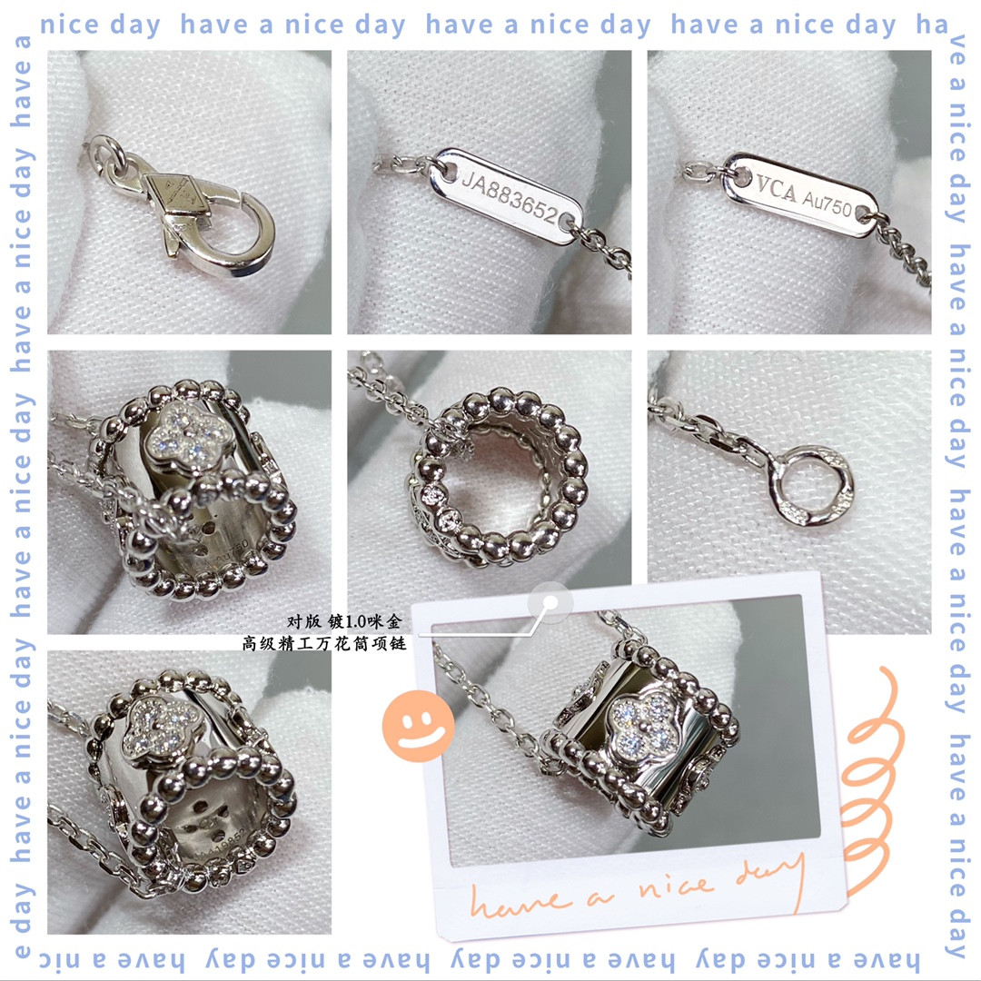 V*N CL*F & arpels kaleidoscope necklace