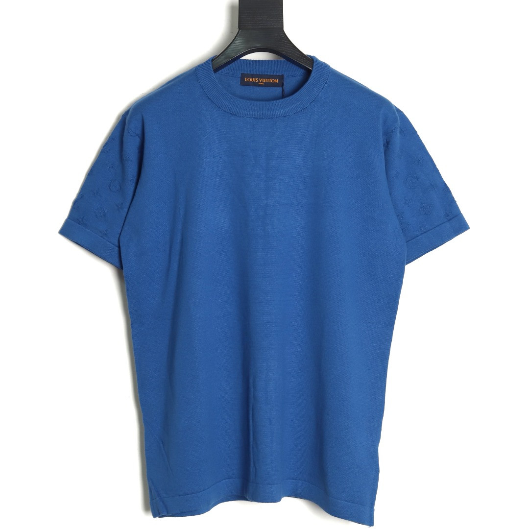 l0*is V*t0n lv 25fw knitting short-sleeved