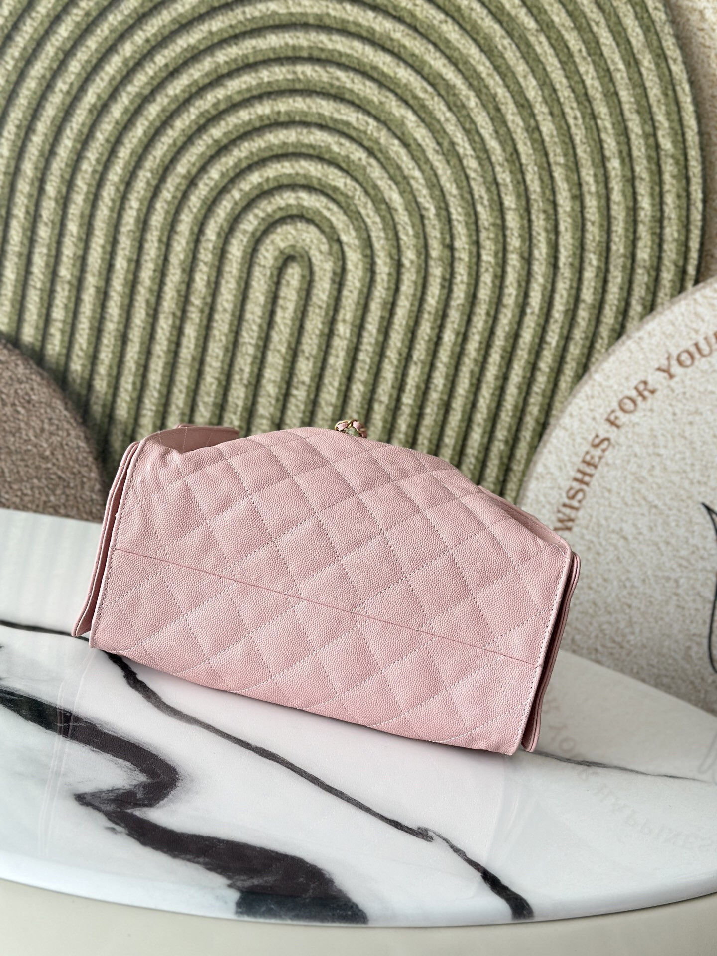 Ch*el 25 small bucket hobo handbag as5293 30x26x14cm