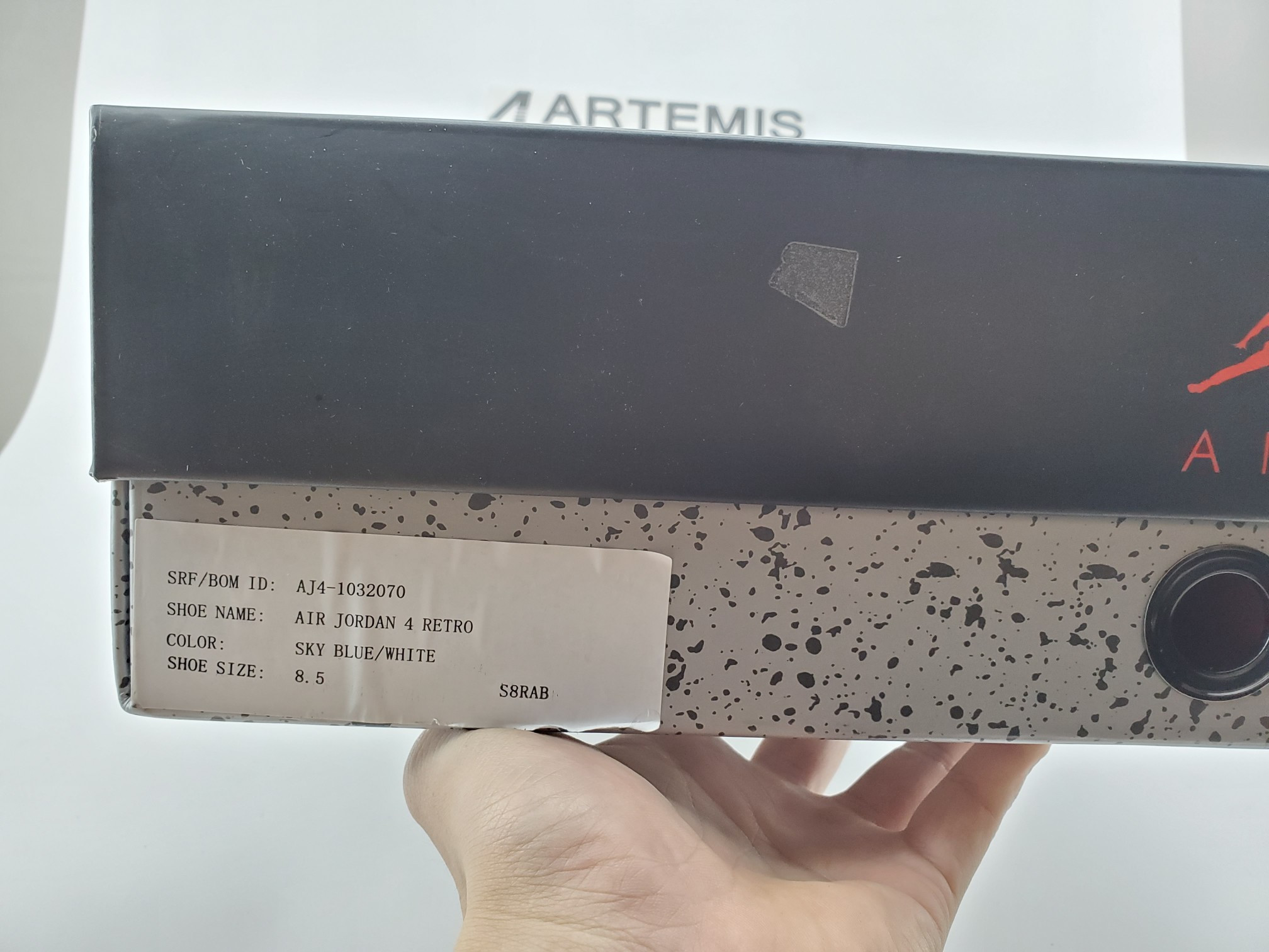 Air Jordan 4 Retro UNC 2019 PE Sky Blue