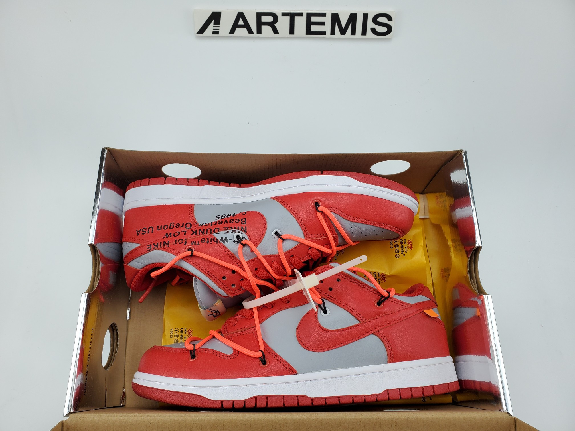 Nike Dunk Low Off-White University Red