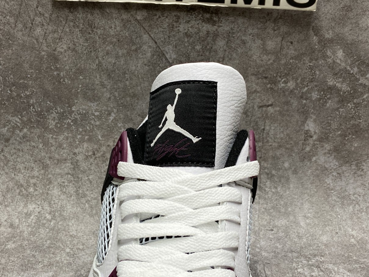 Air Jordan 4 PSG Neutral Grey Bordeaux