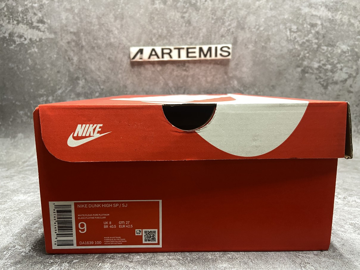 Nike Dunk High Slam Jam White Pure Platinum