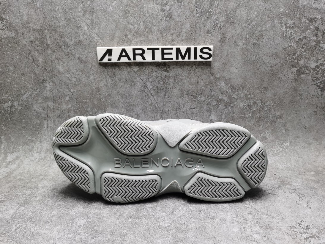 Balenciga Triple S Allover Logo Grey