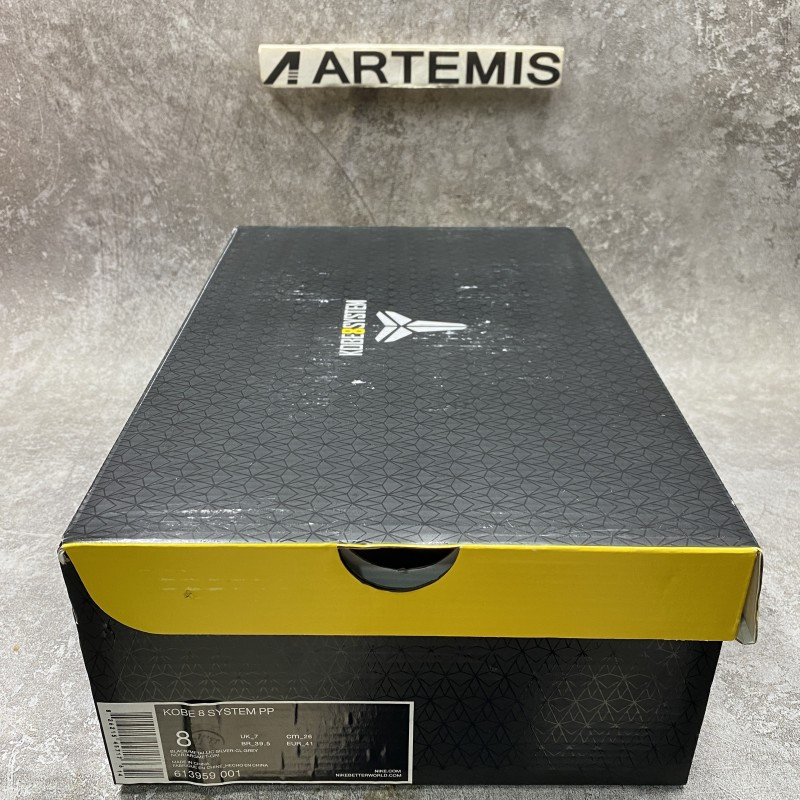 Nike Kobe 8 System Philippines Black Silver