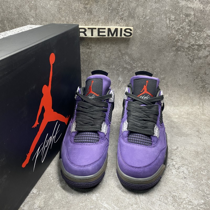 Air Jordan 4 Retro Travis Scott Purple(Friends and Family)