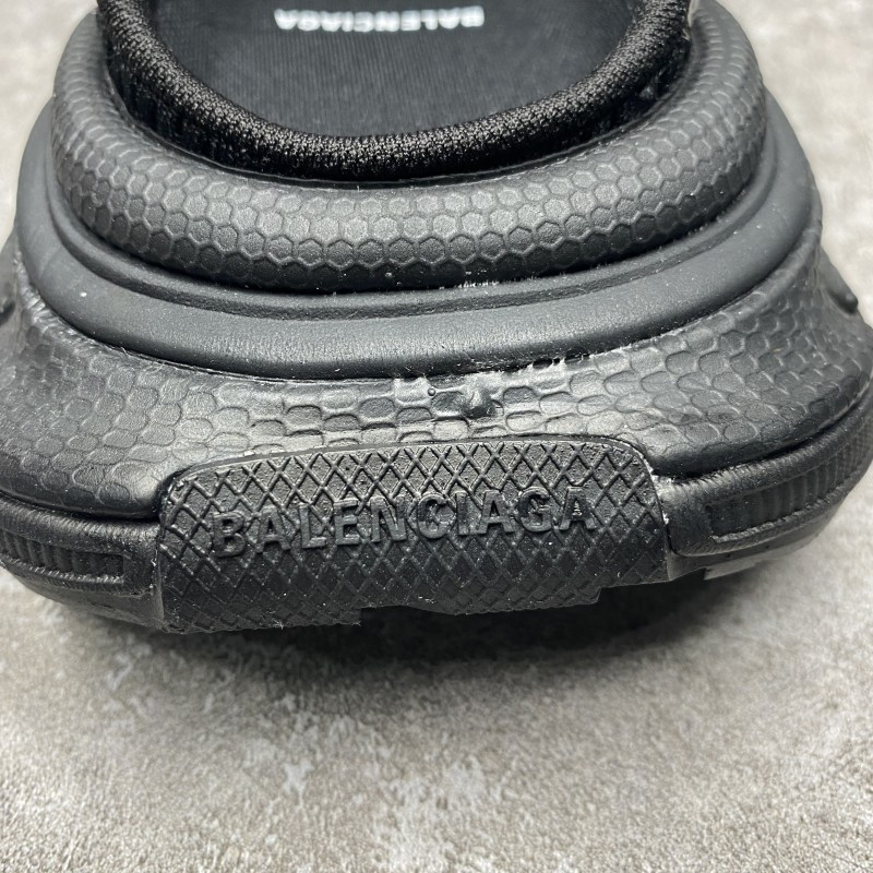 Balenciga 3XL Mule Sneakers in Black