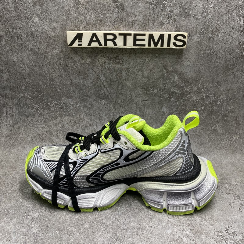 Balenciga 3xl Sneakers In Silver Green