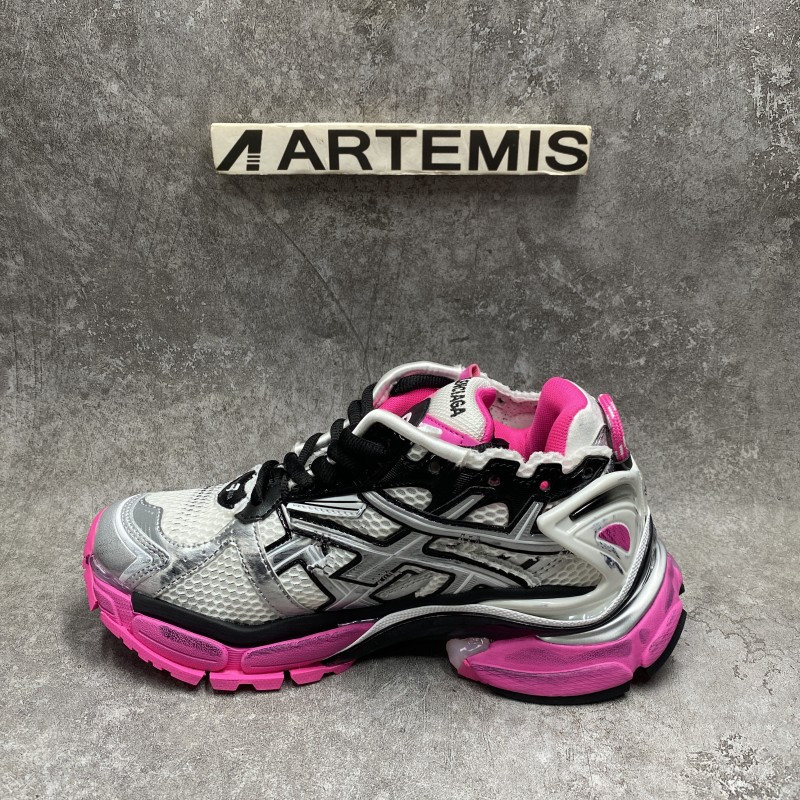 Balenciga Runner Sneakers In Silver