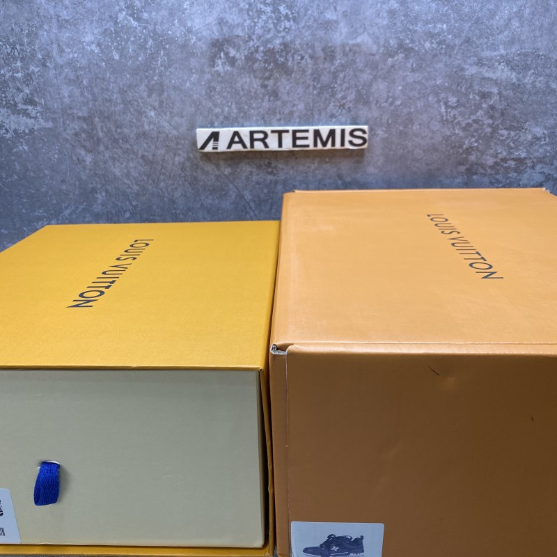 LV Skate Sneaker Black White