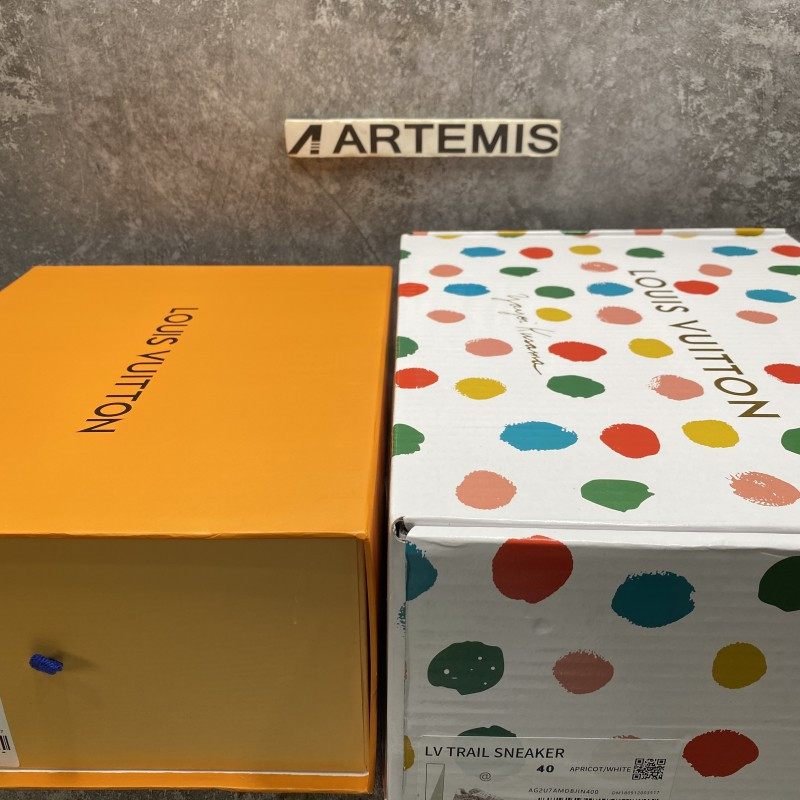 LV Trainer Beige Stripe Monogram