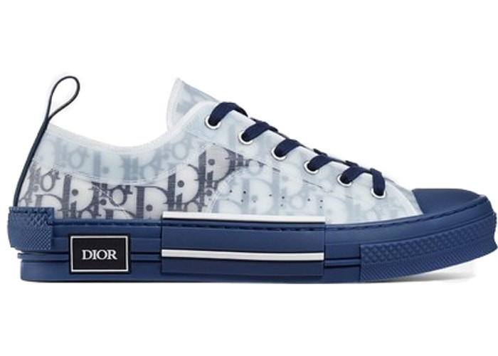 D*or b23 low top blue oblique