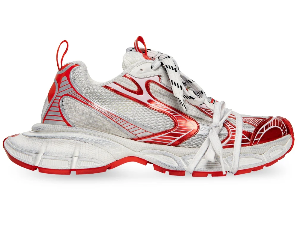 Balenciga 3XL Sneakers in White Red