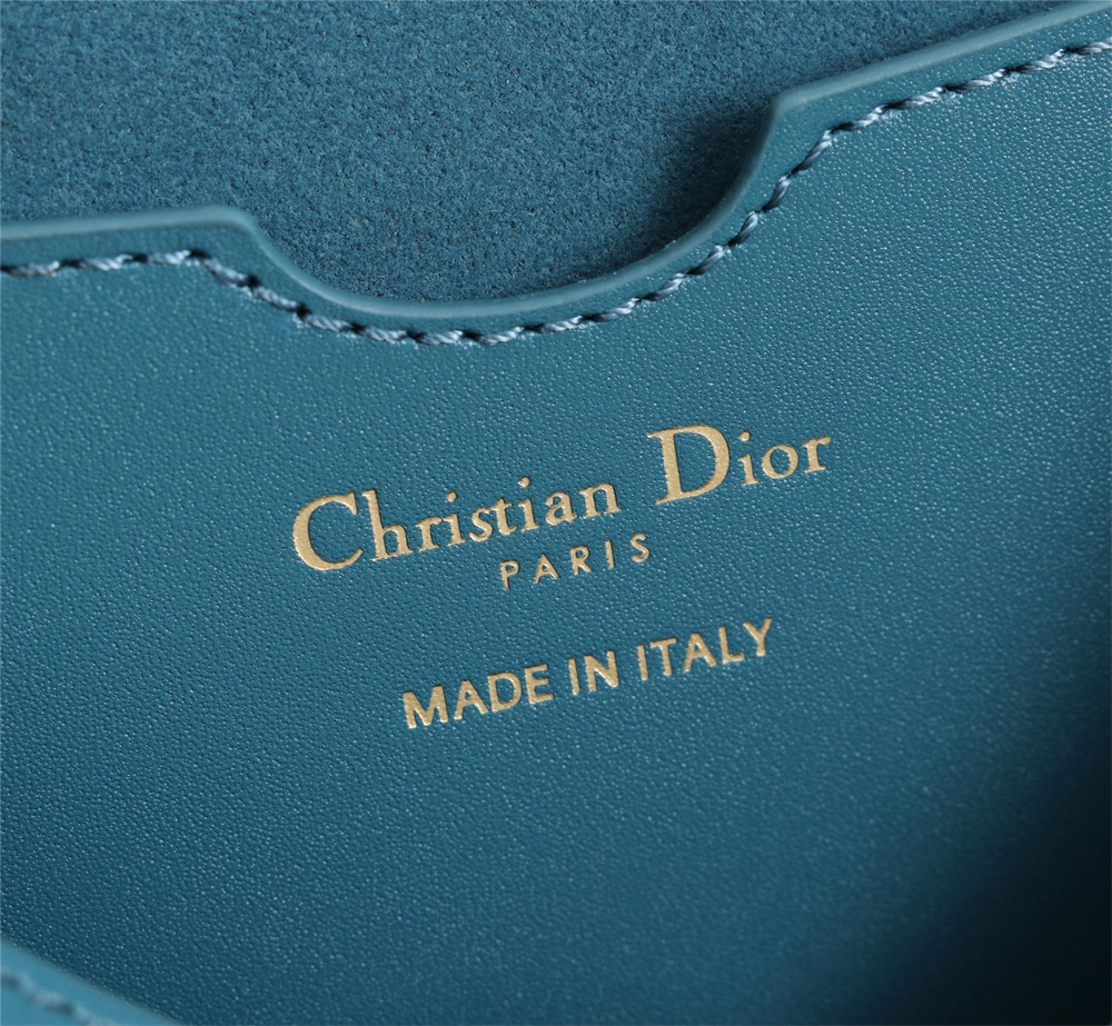 large D*or bobby bag navy box calfskin