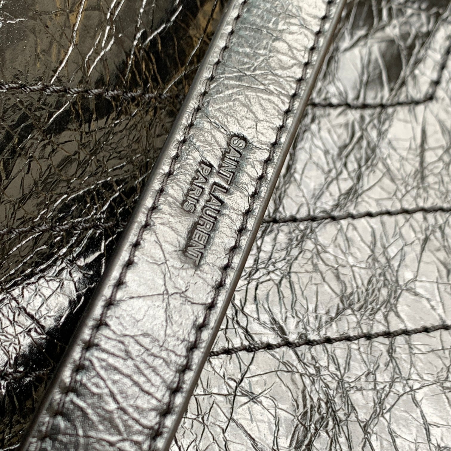 Y*L niki shopping in vintage leather 12.9 x 10.6 x 4.5 inches