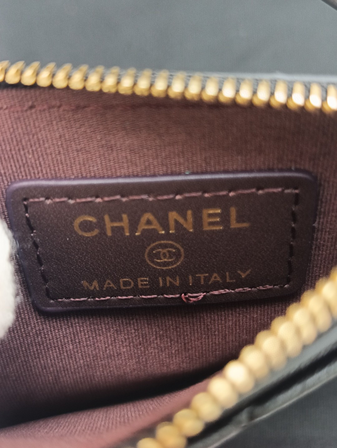 Ch*el card holder 9x11.5cm