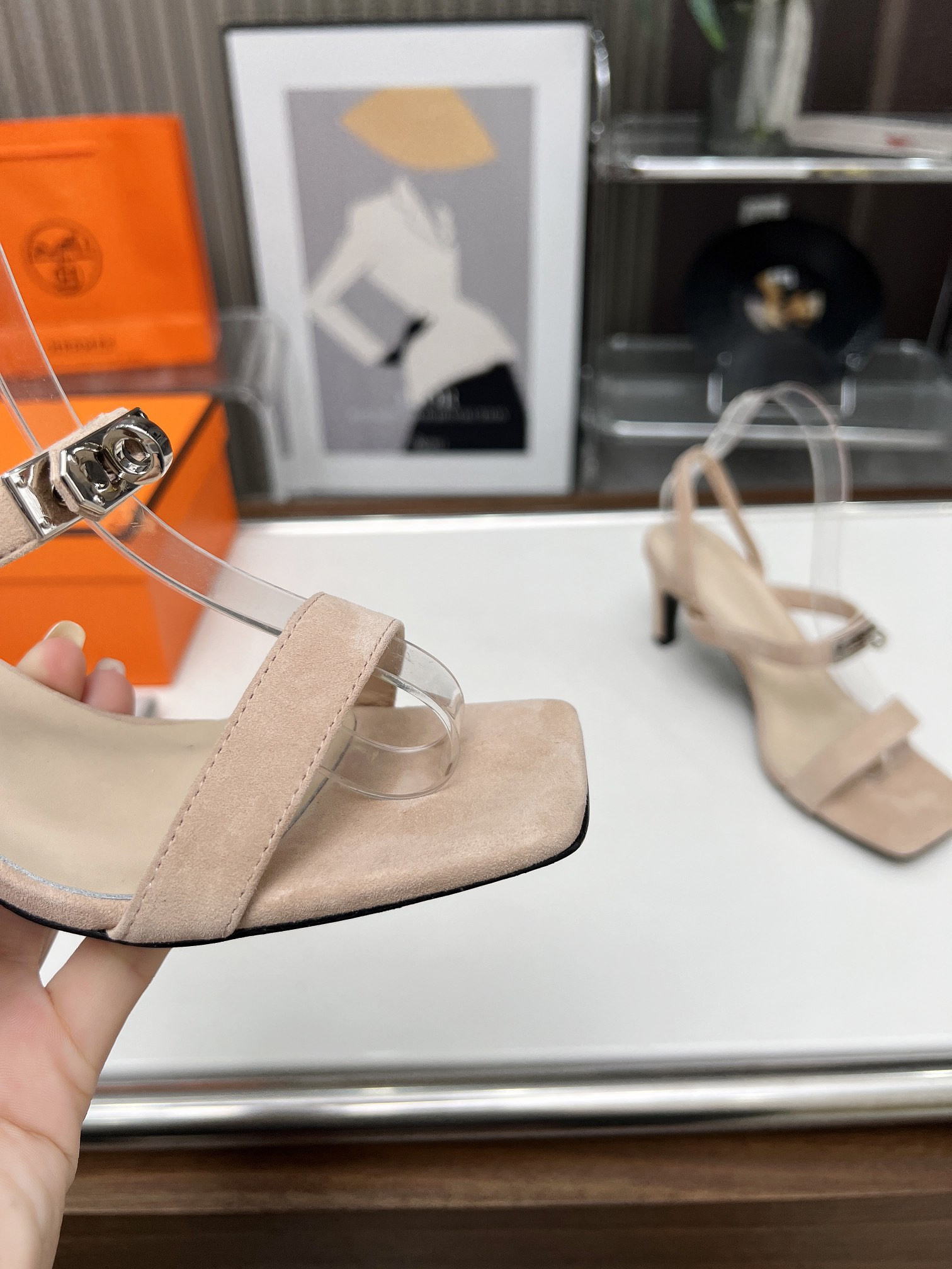 UA Hermès Glamour 95 sandal