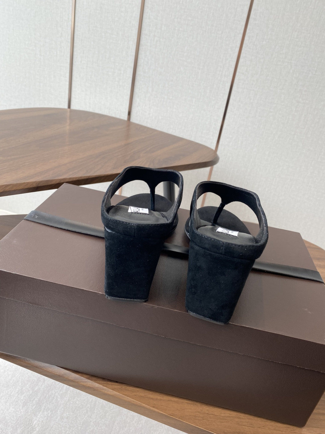 UA Alaia Wedge Cube Satin Sandal(Customized Size 7-10 days production time)